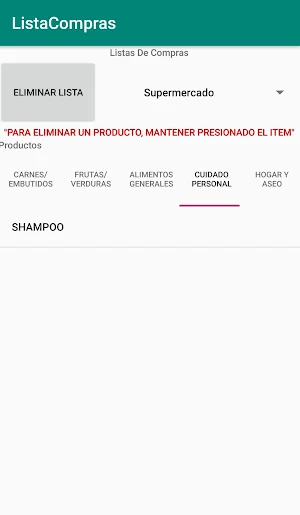 Lista Compras Screenshot 1