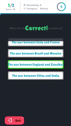 Trivia Challenge Quiz Game Screenshot 3