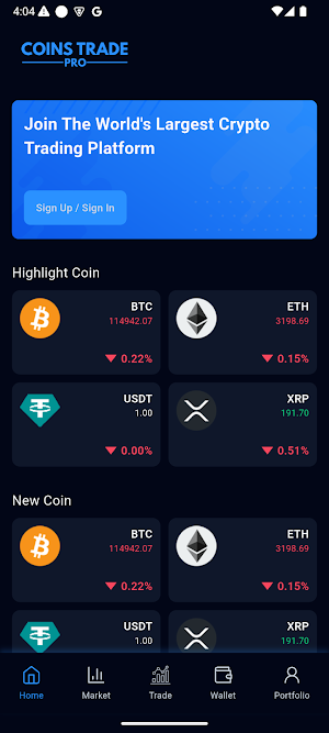 Coins Trade Pro Screenshot 0