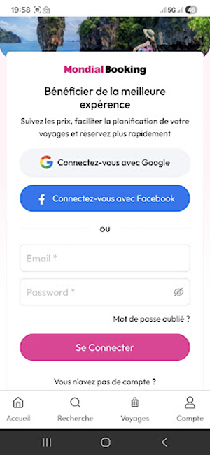 mondialbooking Screenshot 2