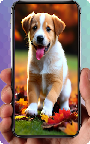 Cute Puppy Wallpaper Screenshot 1