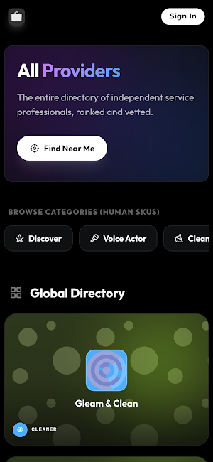 JustBAU: Digital Business Card Screenshot 1