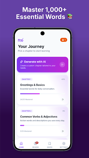 EasyThai: Smart AI Vocabulary Screenshot 0