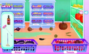Cleaning and arranging a supermarket game Screenshot 1