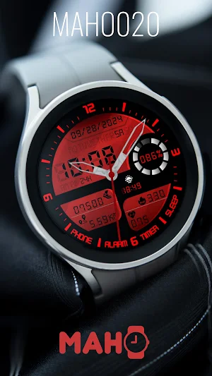 MAHO020 Wear OS Watch Face Screenshot 1