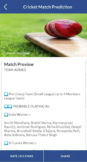 Live Cricket TV HD Streaming Screenshot 3