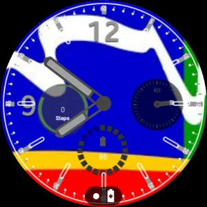 Cape Town Flag Watchface Screenshot 0