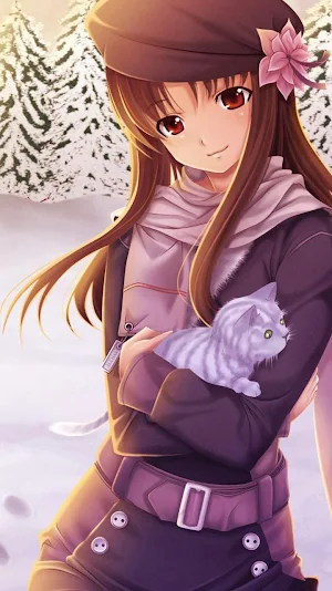 cute anime girl wallpaper Screenshot 0