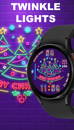 SageHuz Christmas Neon WF Screenshot 3