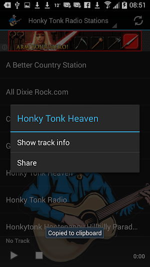 Honky Tonk Radio Stations Screenshot 1