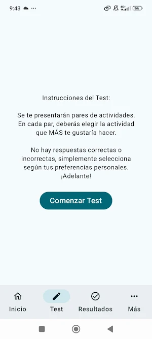 Test Vocacional Screenshot 1