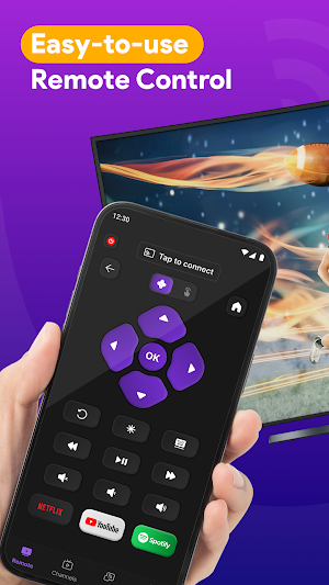 TV Cast: RokuTV Remote Control Screenshot 0