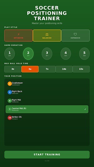 Soccer Positioning Screenshot 2