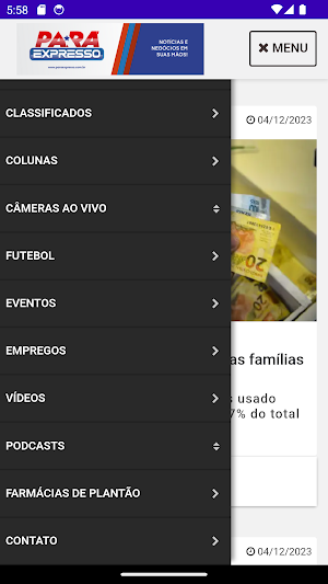 Portal Pará Expresso Screenshot 2