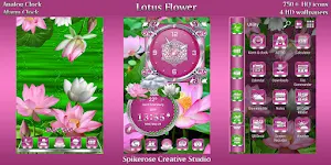 Lotus Flower theme Screenshot 0