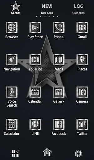 Metallic Star Wallpaper Screenshot 2