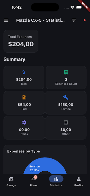 AutoHub: Car Maint Tracker Screenshot 1