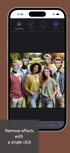 Blur & Mosaic - Auto Face Screenshot 2