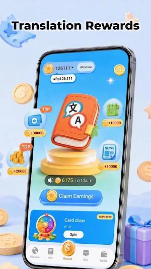 Rich Translate - Earn Coins Screenshot 0