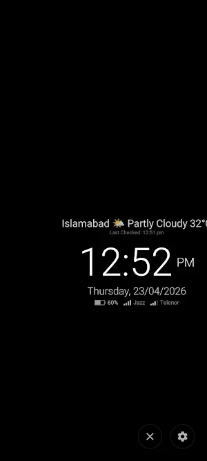 AOD Clock Screenshot 0