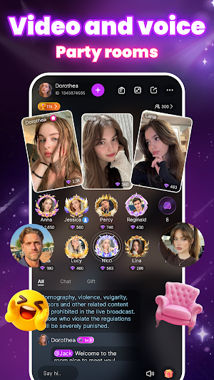 MeetSweet - Live & Party Room Screenshot 2
