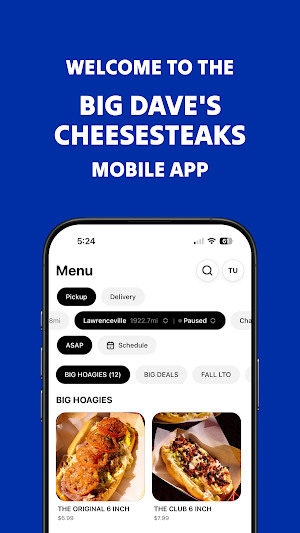 Big Dave's Cheesesteaks Screenshot 0