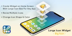 Icon Changer - Big Icon Widget Screenshot 0