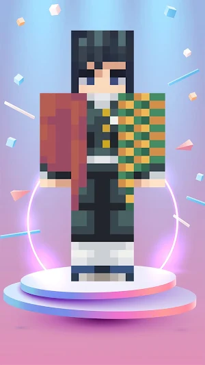 Demon Slayer Skin Minecraft Screenshot 2