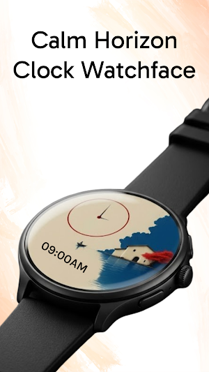 Calm Horizon Clock Watchface Screenshot 0