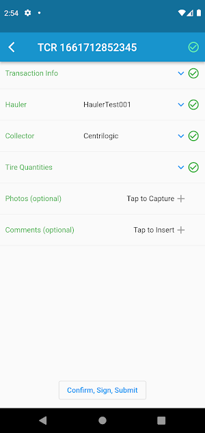 Scrap Tire Tracking (CRM STTS) Screenshot 1