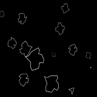 mini asteroids game