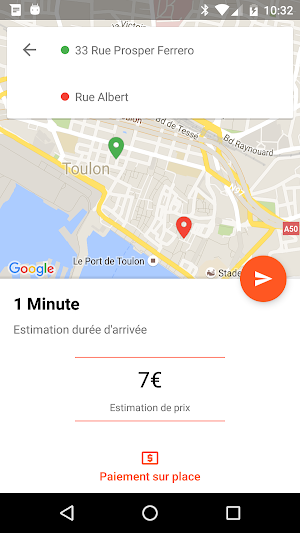 Taxi Toulon Screenshot 2