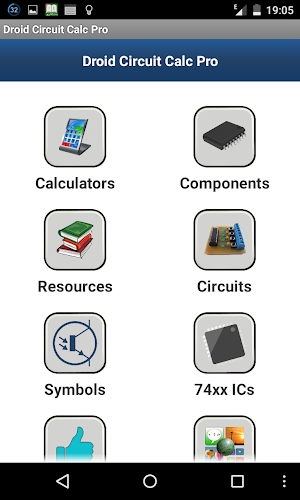 Droid Circuit Calc Pro Screenshot 0