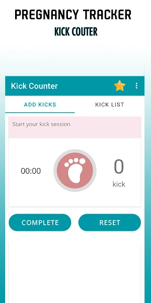 Embryo growth: track Pregnancy Screenshot 2