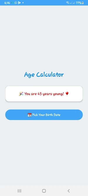 Age Calculator Screenshot 2
