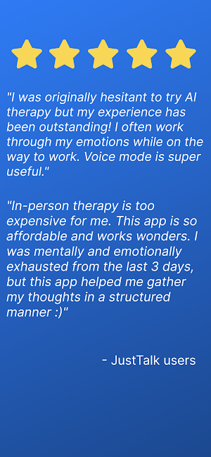 JustTalk - AI Therapy Screenshot 3