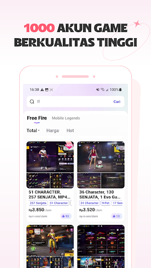 TOPACC-Akun permainan teratas Screenshot 2