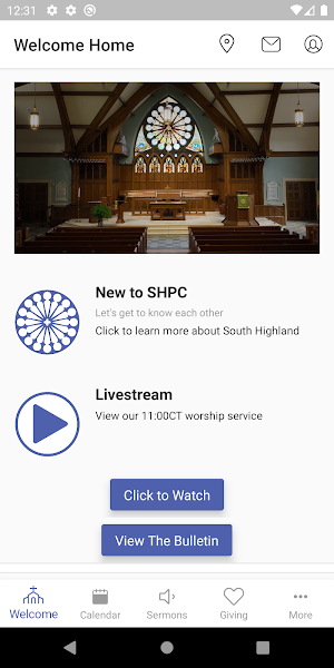 South Highland Presbyterian Screenshot 2
