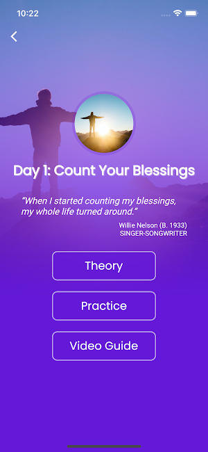 28 Days of Gratitude Practice Screenshot 2