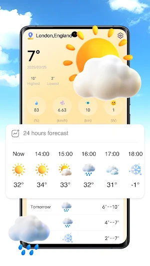 Daily Weather Screenshot 1