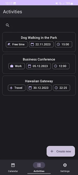Day Planner Screenshot 2