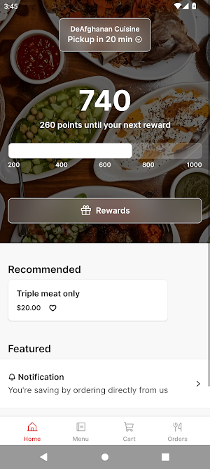 De Afghanan Cuisine Screenshot 0