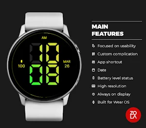 Digital Mango Watch Face Screenshot 1