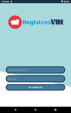 Registres VIH Screenshot 3