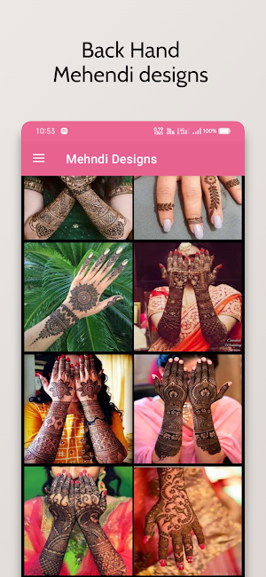 Mehndi designs 2023 offline Screenshot 2