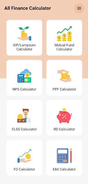 All Finance Calculator - SIP,  Screenshot 1