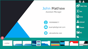 Business Card Maker Free Visiting Card Maker photo Screenshot 3