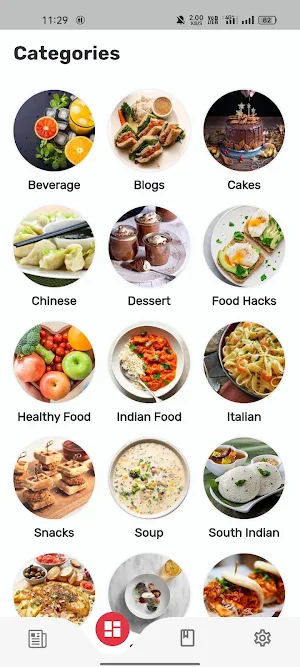 Food Blog Screenshot 1