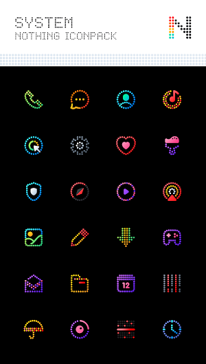 Neon : Nothing Iconpack Screenshot 1