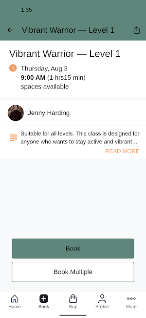 Motive Yoga Co. Screenshot 2